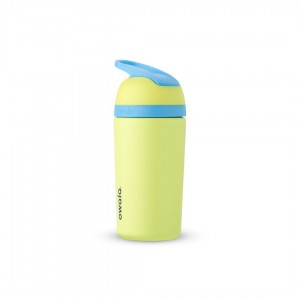 Owala® 14oz Kids' Stainless Steel Flip™ Stainless Steel Water Bottle Light Green | 625310-ZAY