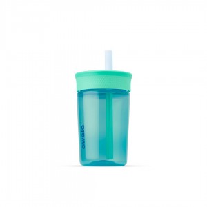 Owala® 15oz Kids' Tumbler Plastic Water Bottle Blue Lagoon | 807193-YIB