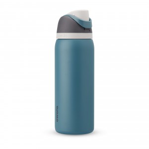 Owala® 32oz FreeSip® Stainless Steel Water Bottle Blue Oasis | 743521-DUF