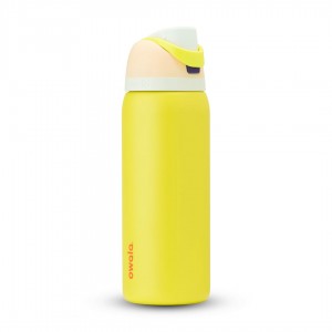 Owala® 32oz FreeSip® Stainless Steel Water Bottle Lemon Limeade | 304785-IGR