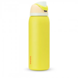 Owala® 40oz FreeSip® Stainless Steel Water Bottle Lemon Limeade | 498130-GQW