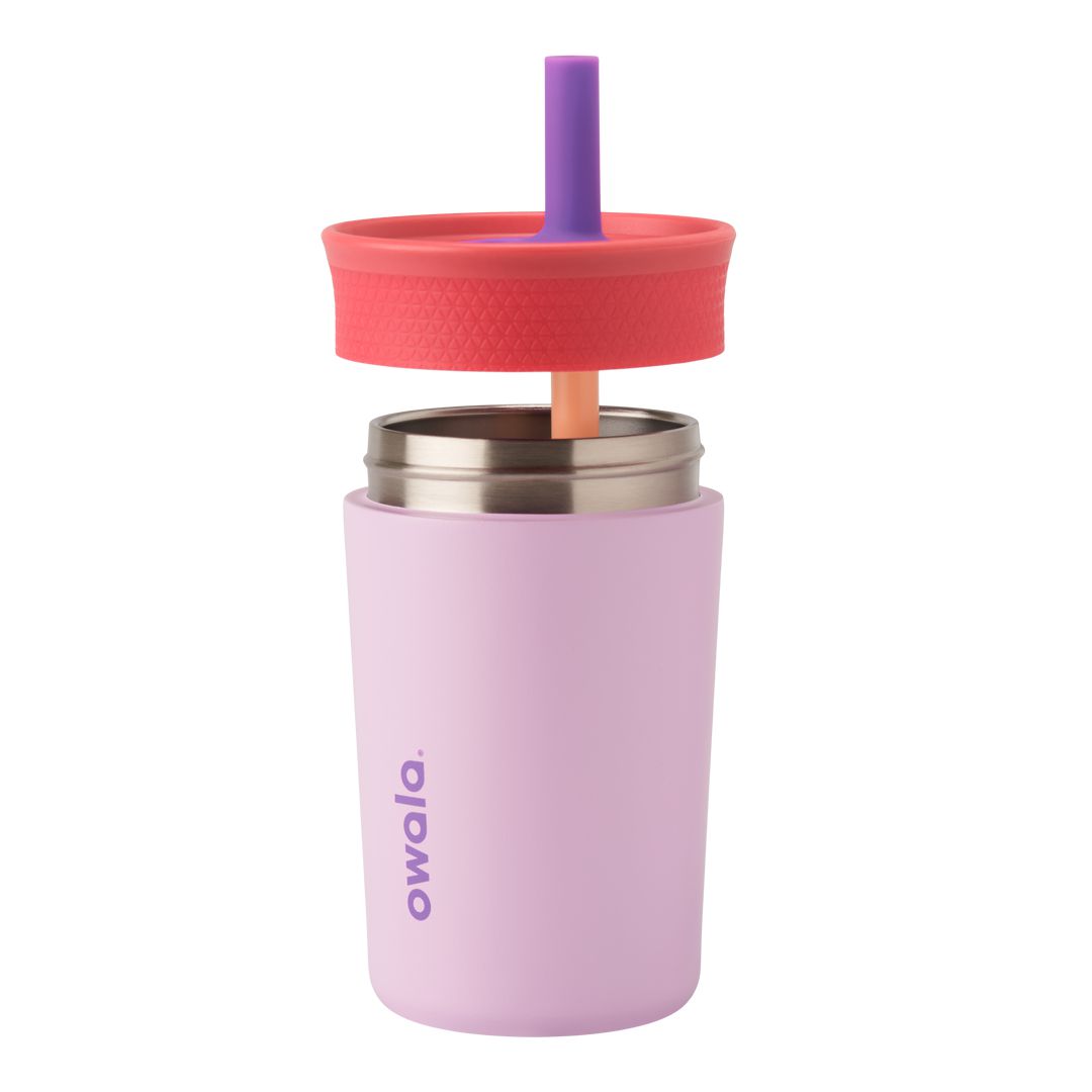 Owala® 12oz Kids' Tumbler Stainless Steel Water Bottle Lilac Rocket | 256730-YQW