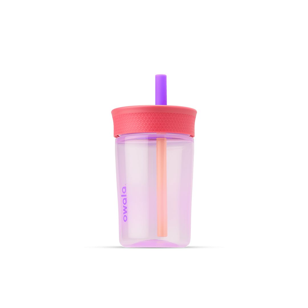 Owala® 15oz Kids\' Tumbler Plastic Water Bottle Lilac Rocket | 948712-OUB