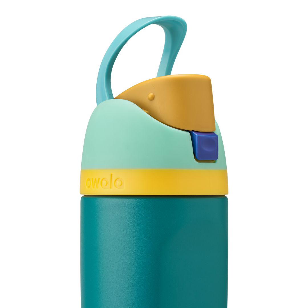 Owala® 16oz Kids' FreeSip® Stainless Steel Water Bottle Splishy Splashy | 491273-LPX