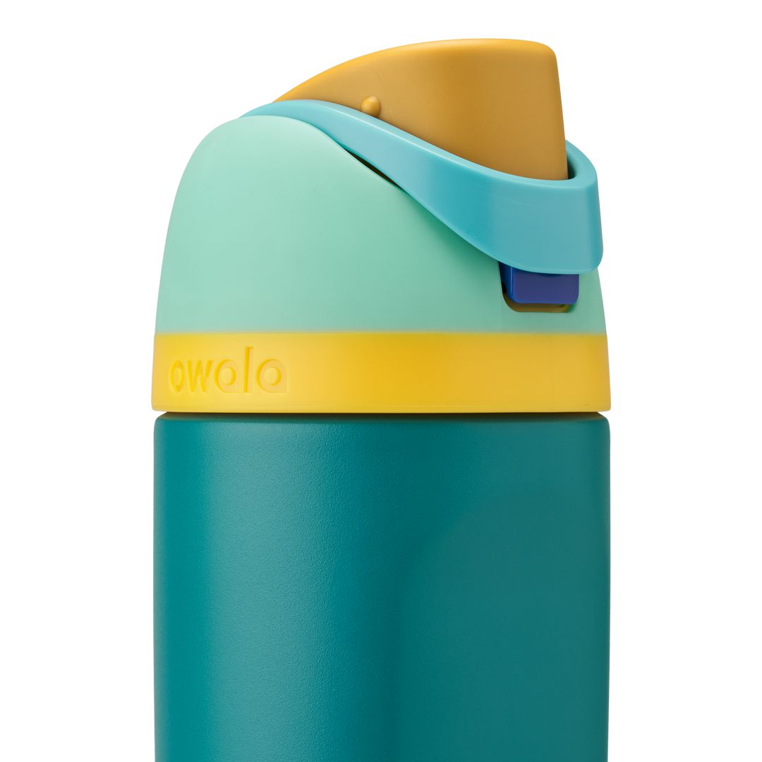 Owala® 16oz Kids' FreeSip® Stainless Steel Water Bottle Splishy Splashy | 491273-LPX