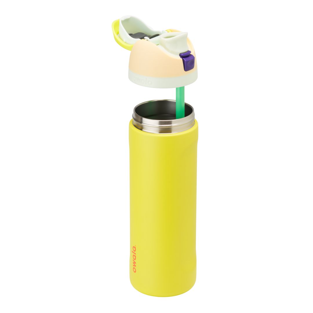 Owala® 24oz FreeSip® Stainless Steel Water Bottle Lemon Limeade | 521708-WLU