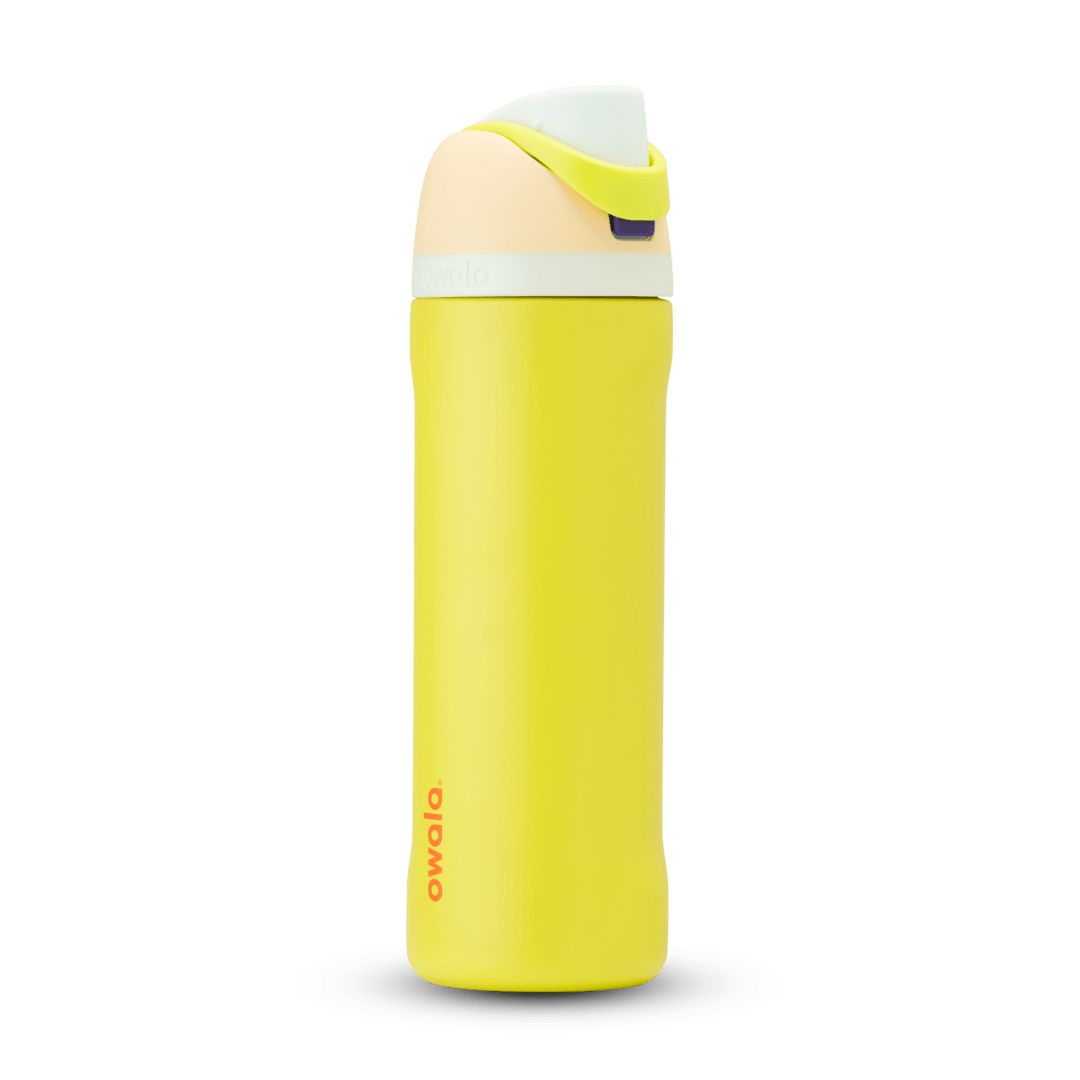 Owala® 24oz FreeSip® Stainless Steel Water Bottle Lemon Limeade | 521708-WLU