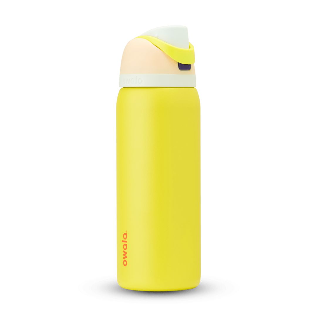 Owala® 32oz FreeSip® Stainless Steel Water Bottle Lemon Limeade | 304785-IGR