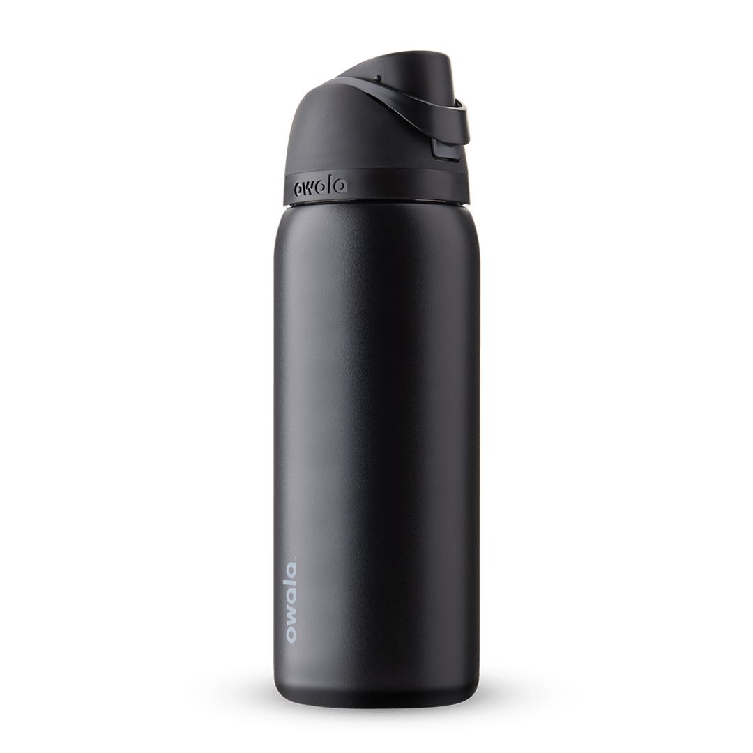 Owala® 32oz FreeSip® Stainless Steel Water Bottle Very, Very Dark | 509421-GMT